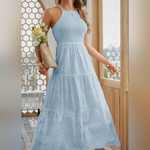 SIMPLEE Halter Maxi dress.NWT